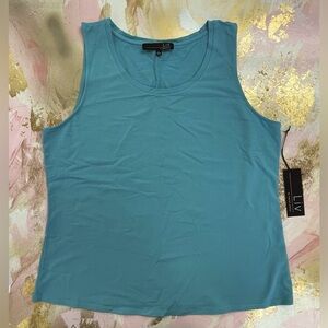 Luv by Habitat aqua blue muscle top L